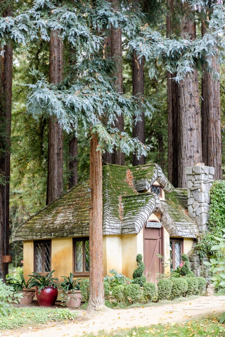 The storybook cottage tucked into the redwoods at Nestldown